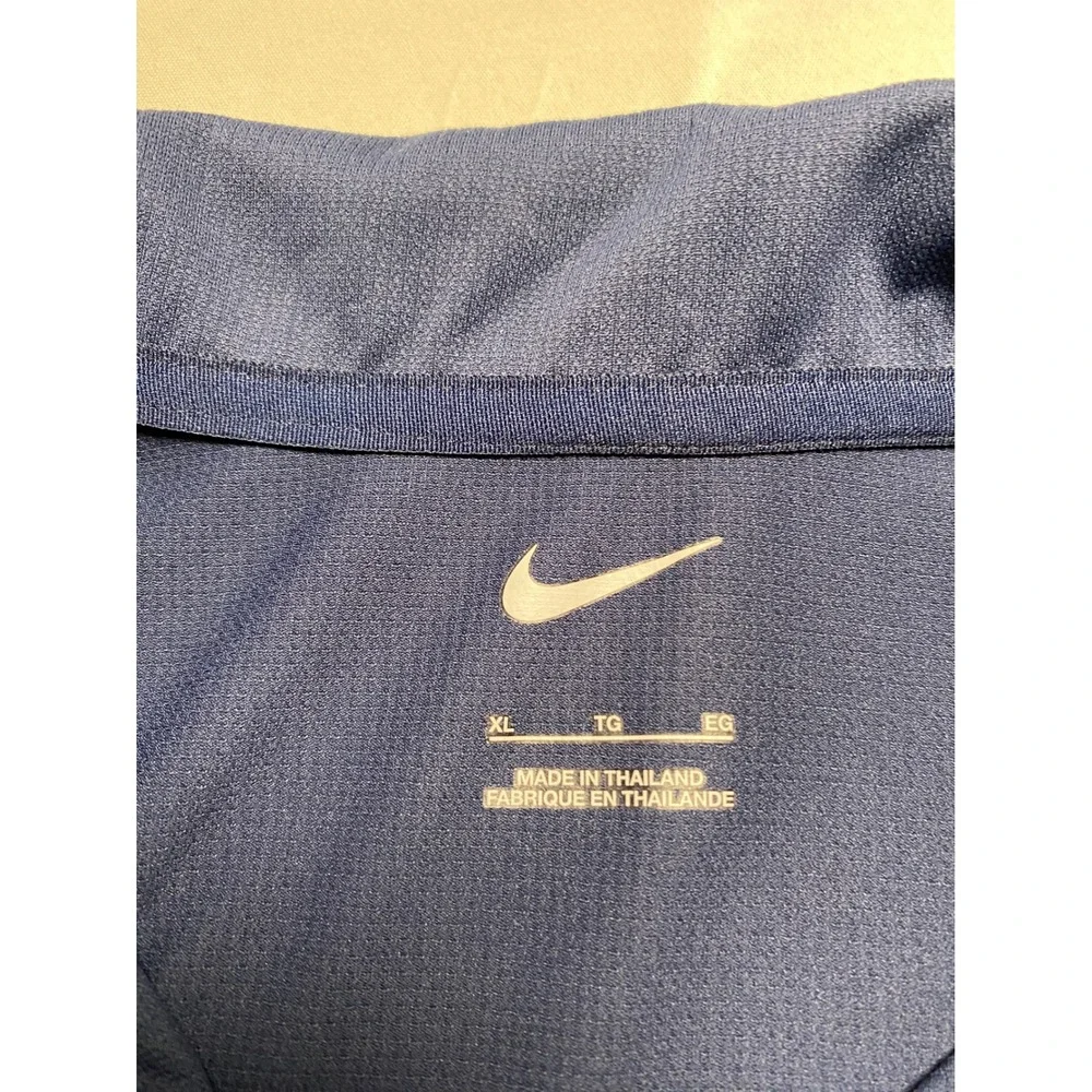 Nike Mens Mercedes Benz Polo Shirt Navy Blue Golf Performance XL 883681-410